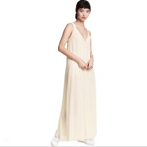 H&M Cream Maxi Dress